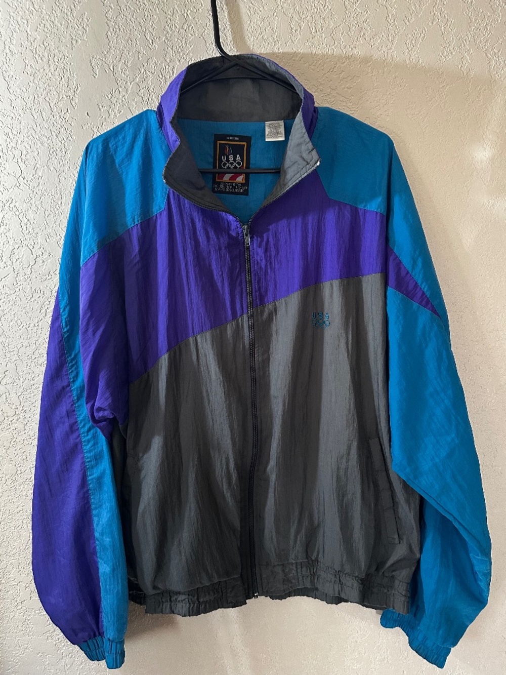 NWOT Vintage Men's jcpenney USA Olympics Windbreaker Jacket